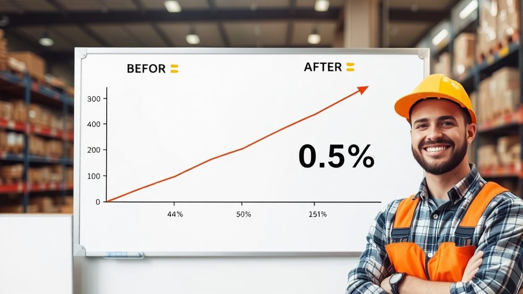 云策仓储：助某商贸公司减少90%入库错误